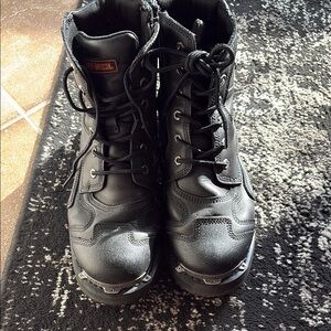Harley-Davidson Black Leather Boots